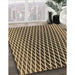 Patterned Brown Sand Brown Rug in Family Room, pat3908brn