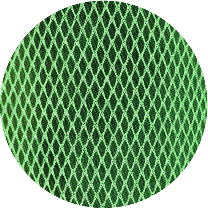 Square Machine Washable Transitional Deep Emerald Green Rug in a Living Room, wshpat3908grn