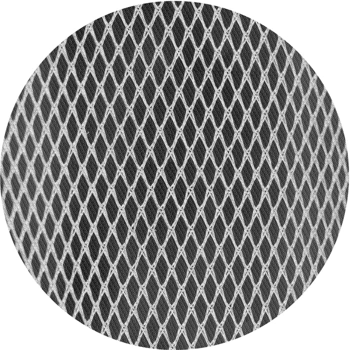 Square Patterned Cloud Gray Rug, pat3908gry