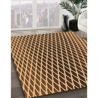 Patterned Red Brown Rug, pat3908org