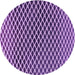 Square Patterned Violet Purple Rug, pat3908pur