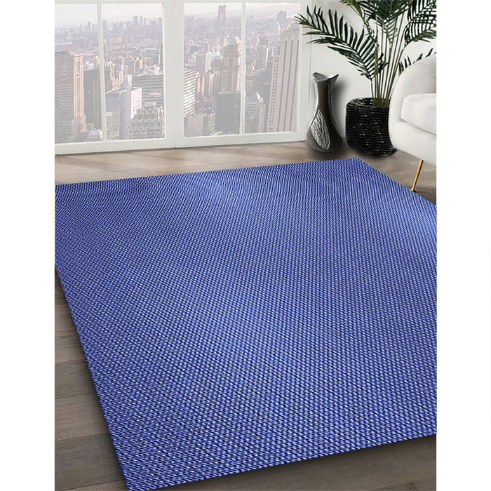 Machine Washable Transitional Sky Blue Rug in a Family Room, wshpat3909blu