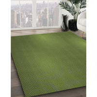 Patterned Pistachio Green Rug, pat3909brn