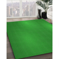 Patterned Green Rug, pat3909grn