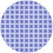 Square Patterned Light Slate Blue Rug, pat391blu