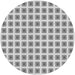 Square Patterned Gray Rug, pat391gry