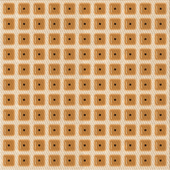 Round Machine Washable Transitional Neon Orange Rug, wshpat391org