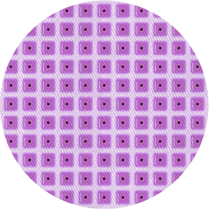 Square Patterned Blossom Pink Rug, pat391pur