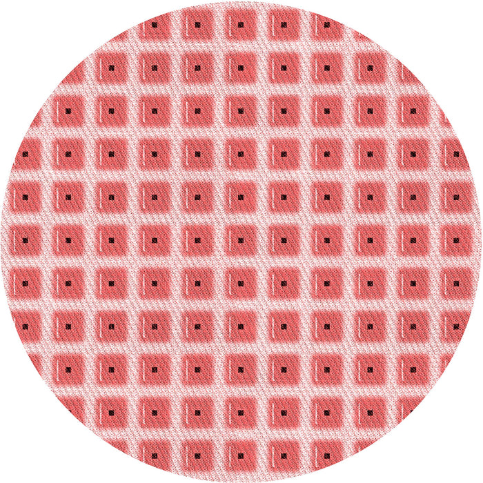 Square Machine Washable Transitional Pink Rug in a Living Room, wshpat391rd