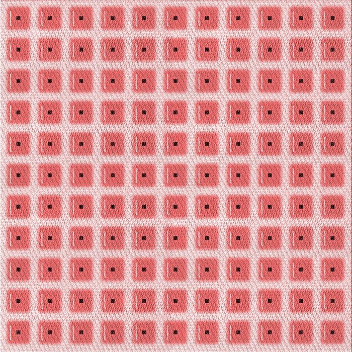 Round Patterned Baby Pink Rug, pat391rd