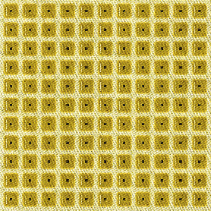 Round Patterned Caramel Brown Rug, pat391yw