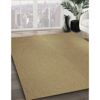 Patterned Saddle Brown Rug, pat3910brn