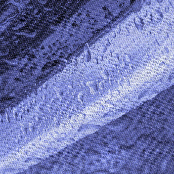 Round Patterned Sky Blue Rug, pat3911blu