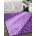 Machine Washable Transitional Purple Rug in a Family Room, wshpat3911pur