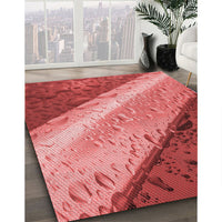 Patterned Red Rug, pat3911rd