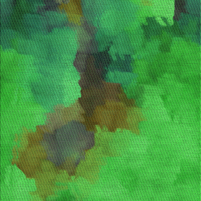 Machine Washable Transitional Lime Green Rug, wshpat3912grn