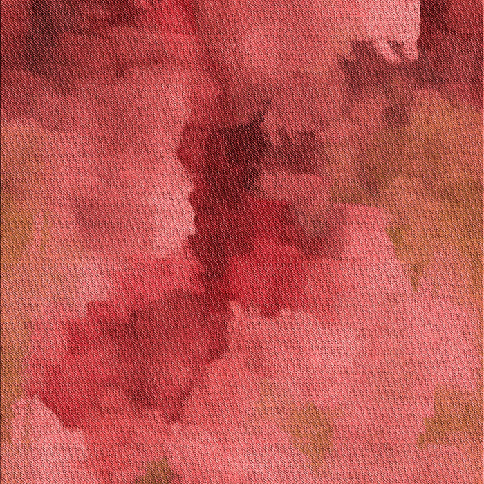 Machine Washable Transitional Red Rug, wshpat3912rd