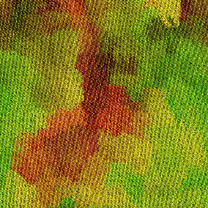 Patterned Pistachio Green Rug, pat3912yw