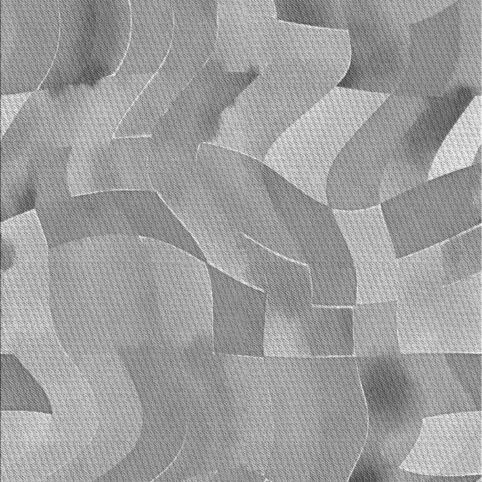 Patterned Cloud Gray Rug, pat3913gry