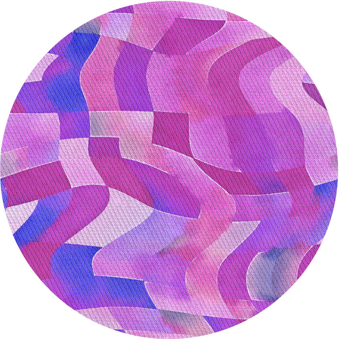 Square Machine Washable Transitional Fuchsia Magenta Purple Rug in a Living Room, wshpat3913pur