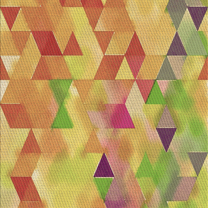 Patterned Orange Rug, pat3914brn