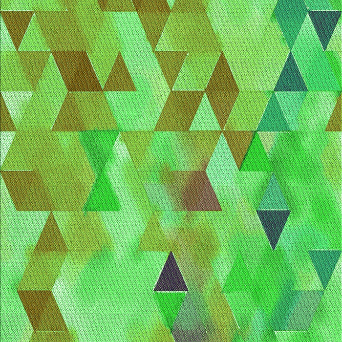 Machine Washable Transitional Neon Green Rug, wshpat3914grn