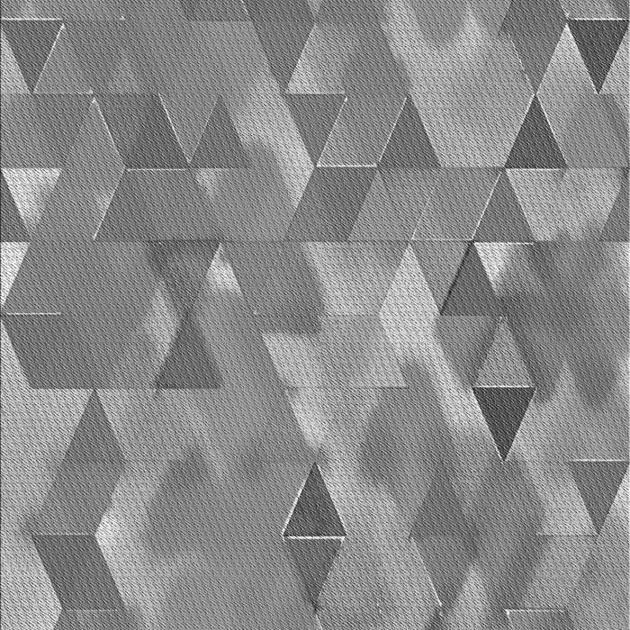 Machine Washable Transitional Dark Gray Rug, wshpat3914gry