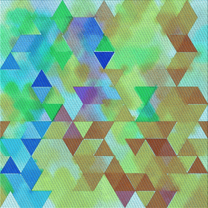 Round Patterned Green Rug, pat3914lblu