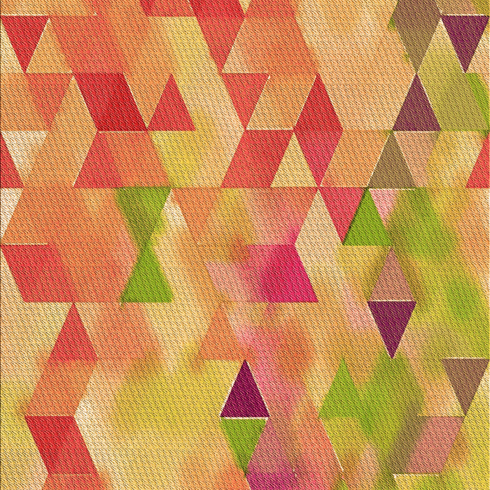 Patterned Orange Rug, pat3914org