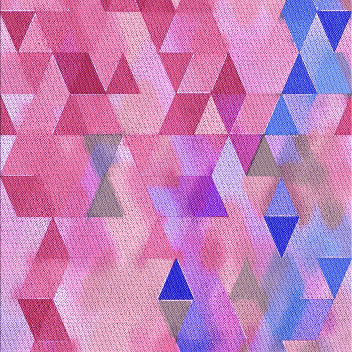 Patterned Neon Pink Rug, pat3914pur