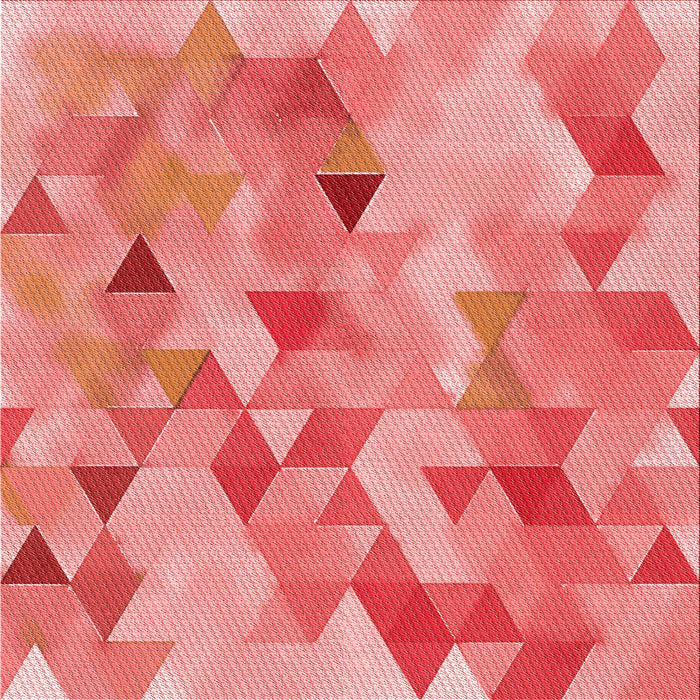 Round Machine Washable Transitional Fire Red Rug, wshpat3914rd