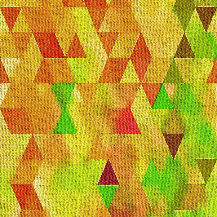 Patterned Neon Orange Rug, pat3914yw