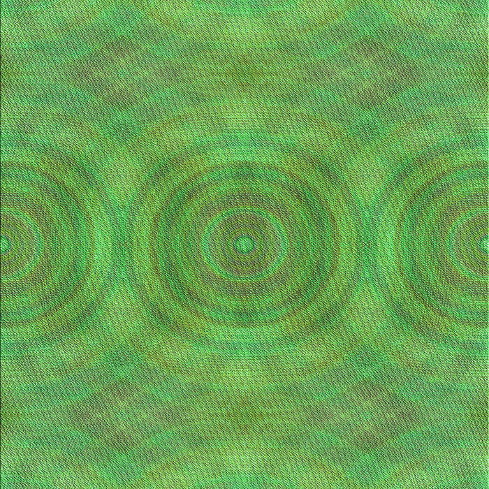 Patterned Dark Lime Green Rug, pat3915grn