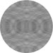 Square Patterned Silver Gray Rug, pat3915gry