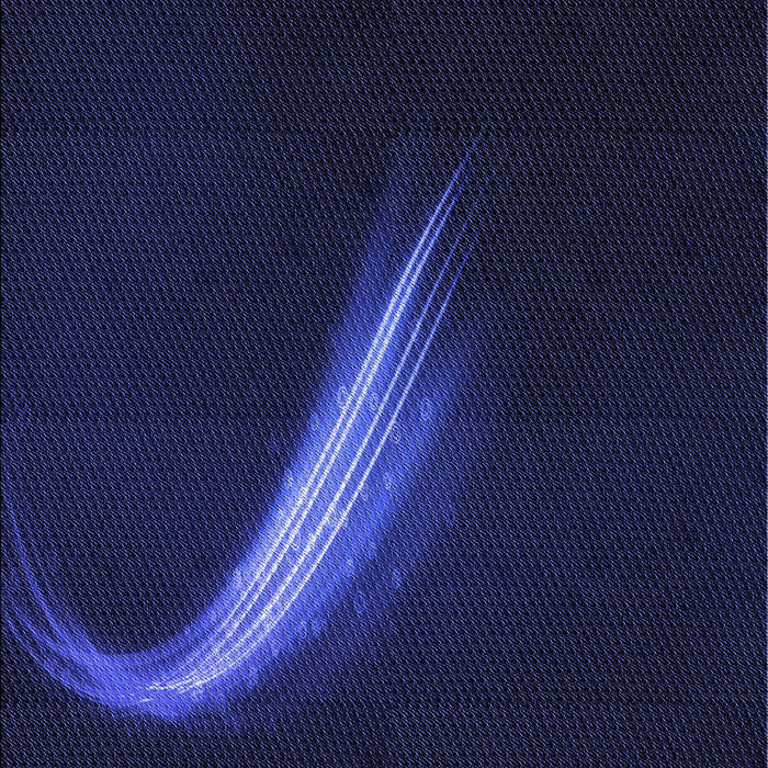 Machine Washable Transitional Night Blue Rug, wshpat3916blu