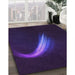 Machine Washable Transitional Deep Purple Rug in a Family Room, wshpat3916pur