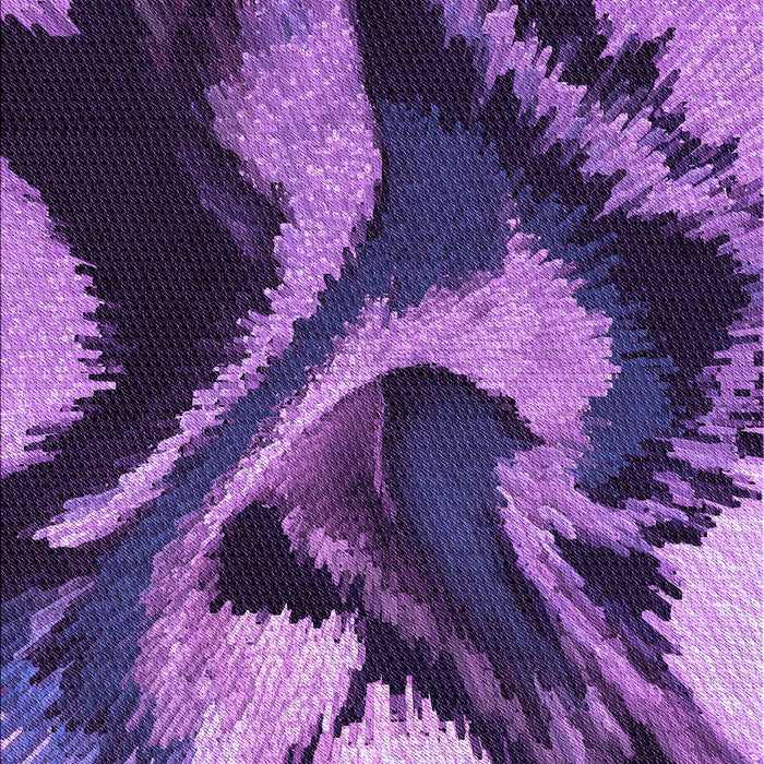 Machine Washable Transitional Purple Rug, wshpat3917pur