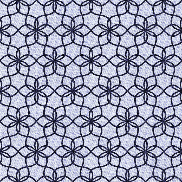 Round Machine Washable Transitional Lavender Blue Rug, wshpat3918blu