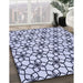 Machine Washable Transitional Lavender Blue Rug in a Family Room, wshpat3918blu