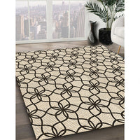 Patterned Coffee Brown Rug, pat3918brn