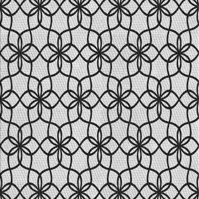 Machine Washable Transitional Platinum Gray Rug, wshpat3918gry