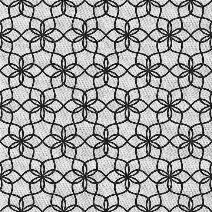 Round Machine Washable Transitional Platinum Gray Rug, wshpat3918gry