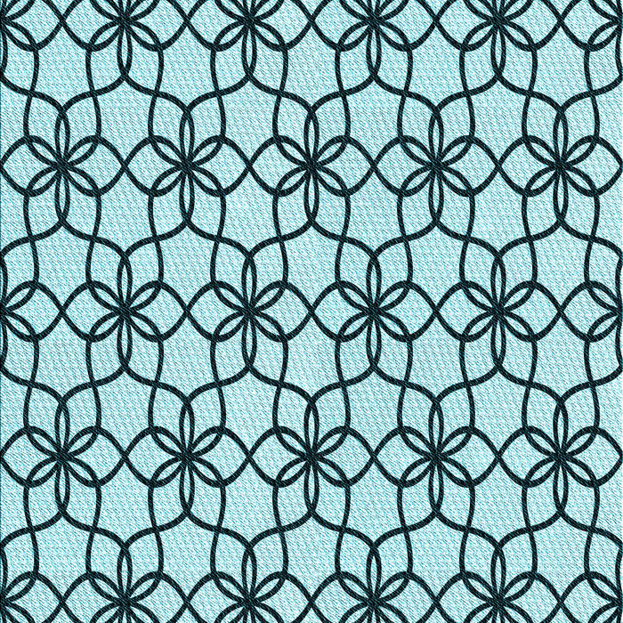 Machine Washable Transitional Electric Blue Rug, wshpat3918lblu