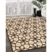 Machine Washable Transitional Saddle Brown Rug in a Family Room, wshpat3918org