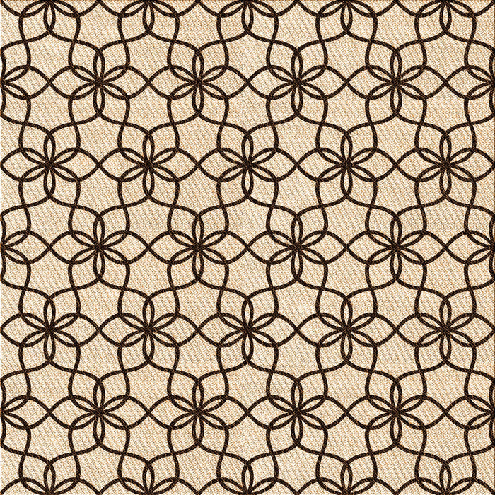 Round Machine Washable Transitional Saddle Brown Rug, wshpat3918org