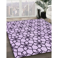 Patterned Purple Rug, pat3918pur