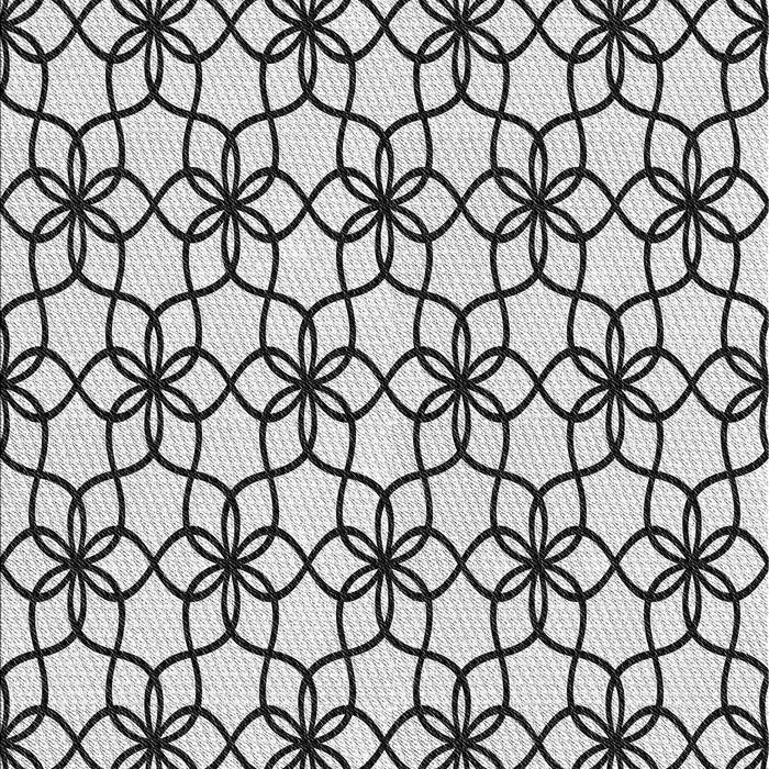 Machine Washable Transitional White Smoke Rug, wshpat3918