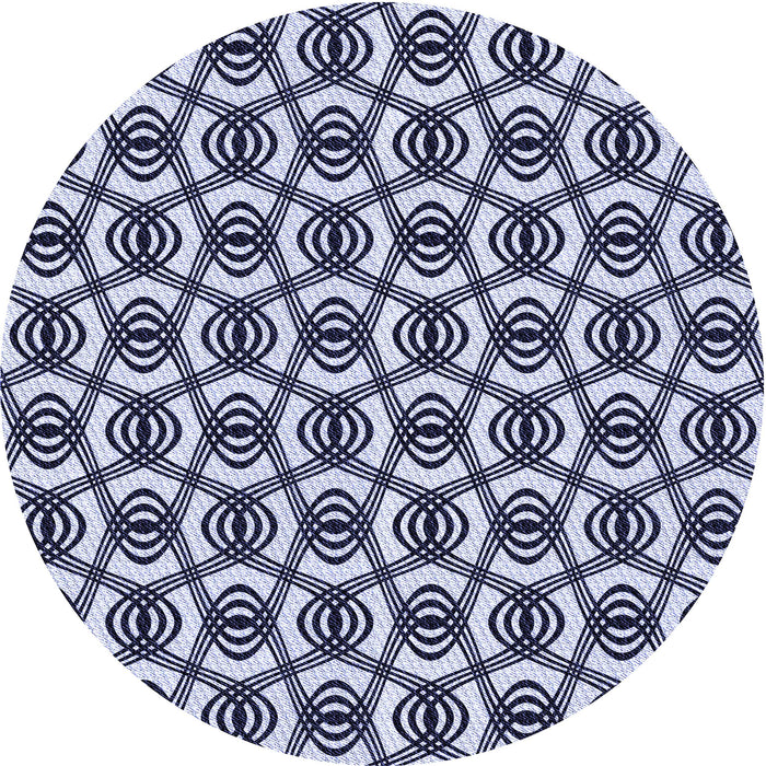 Square Machine Washable Transitional Blue Rug in a Living Room, wshpat3919blu