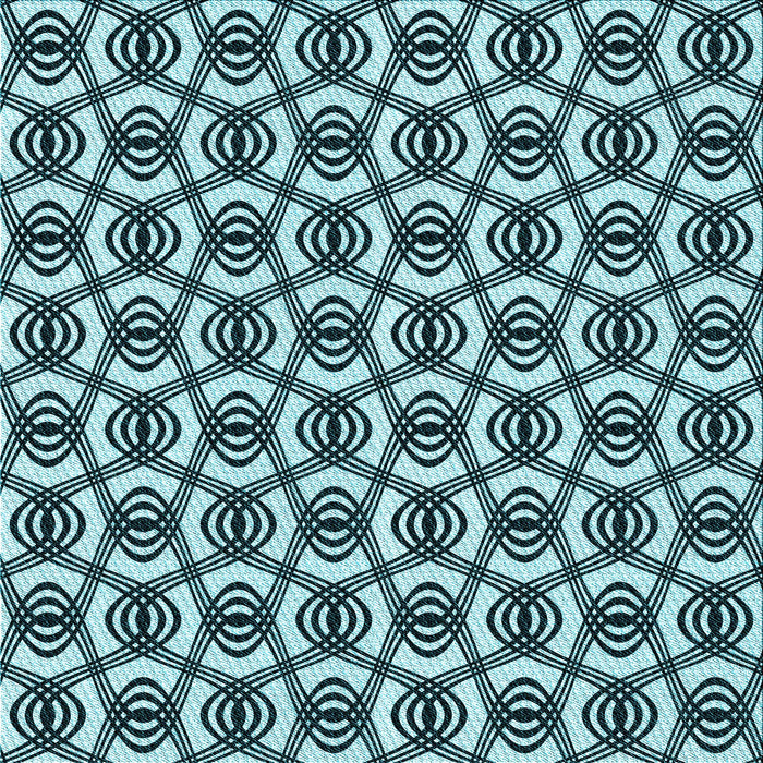 Round Machine Washable Transitional Blue Rug, wshpat3919lblu