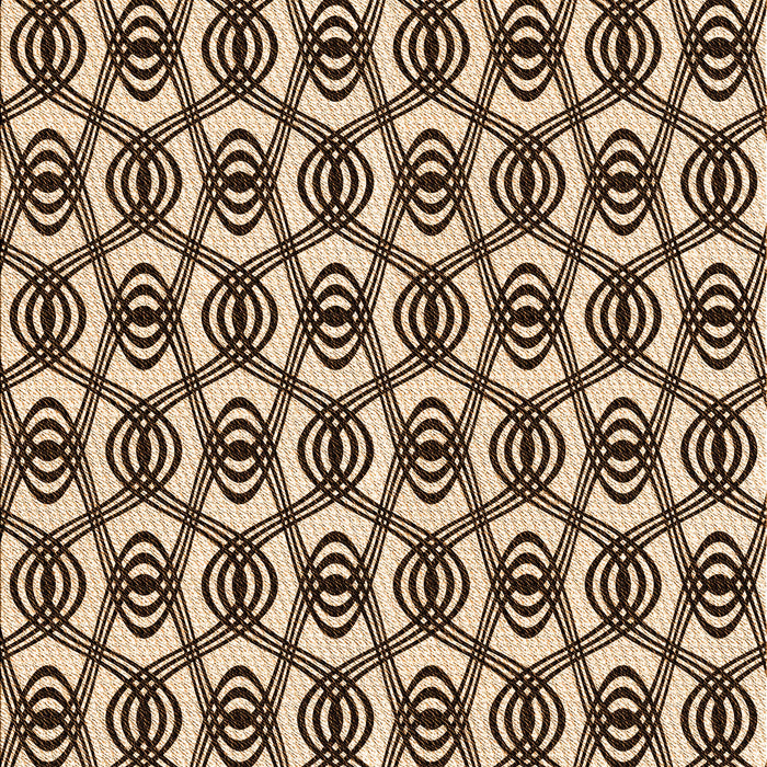 Patterned Deep Peach Orange Rug, pat3919org